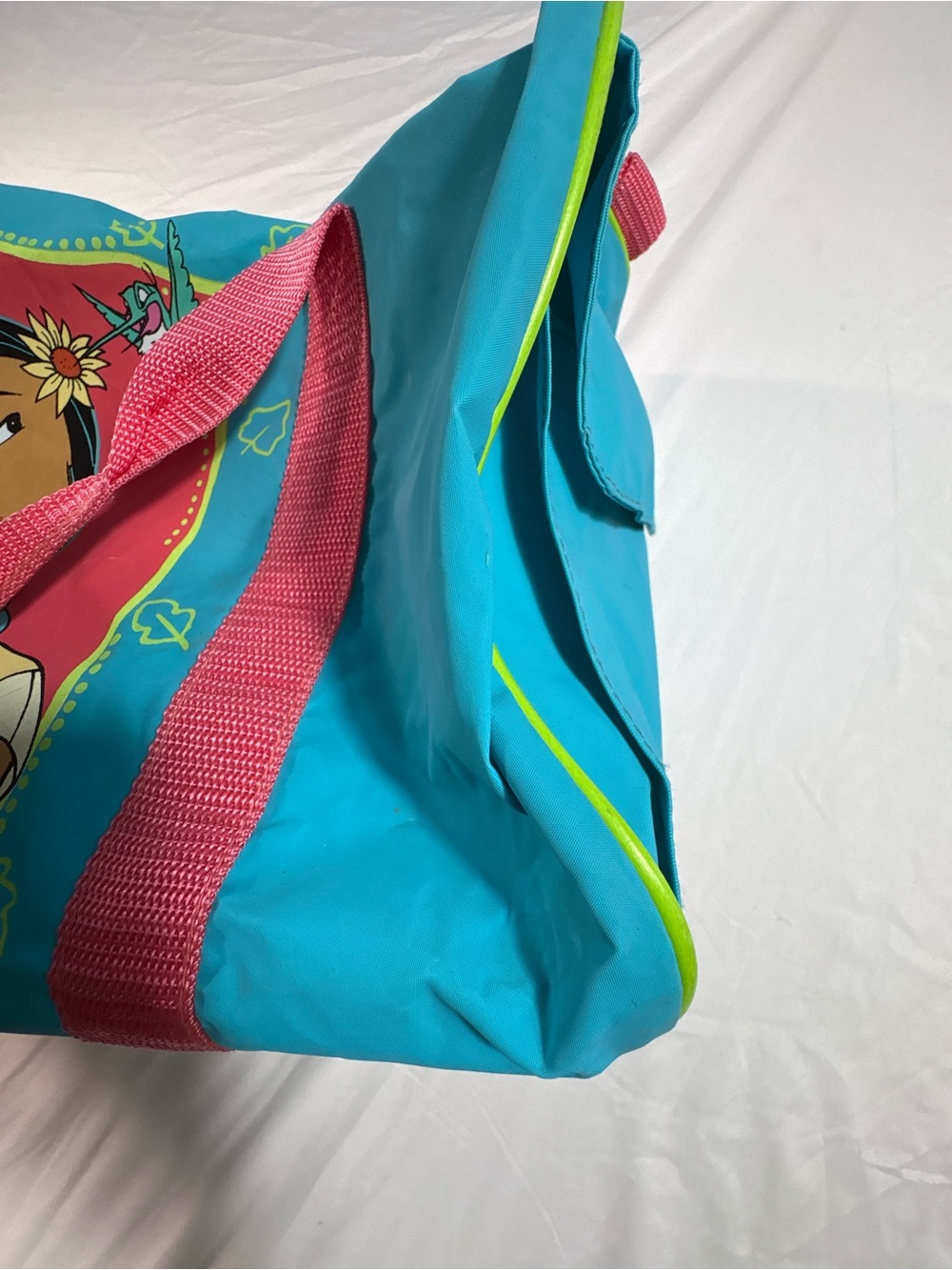 Rare 90s Disney by Ero Ind. “Pocahontas” duffel travel bag no strap. - Picture 14 of 16